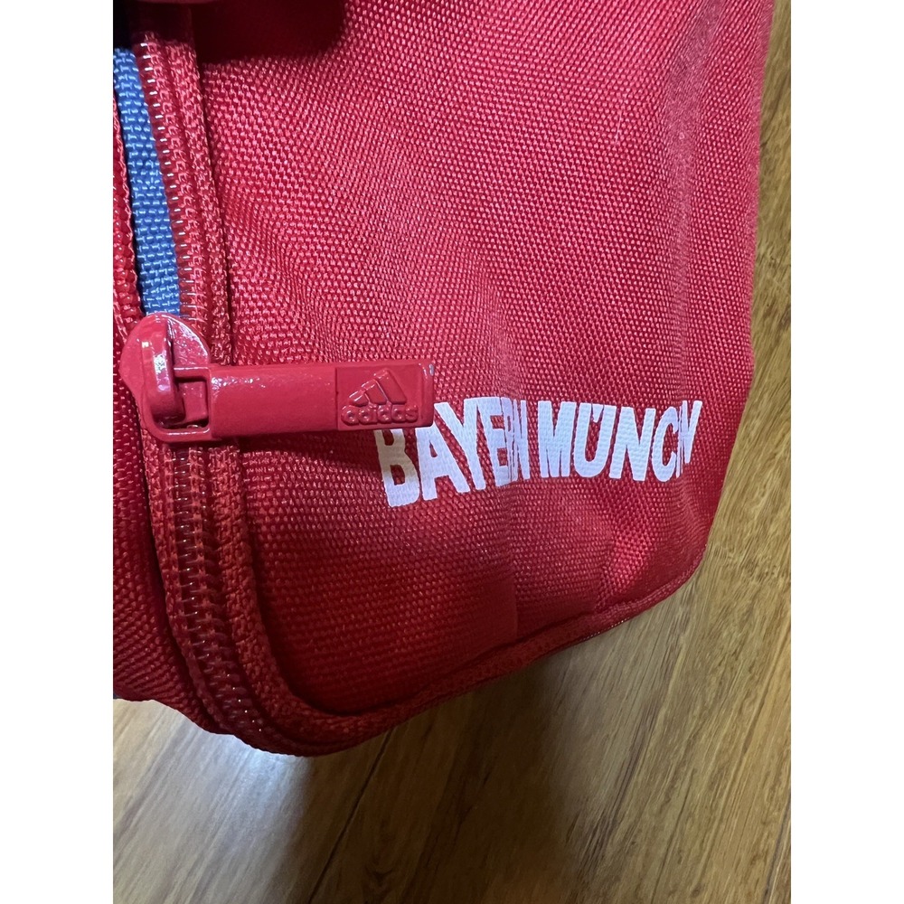 adidas FC Bayern Munich Festival Crossbody Messenger Small Shoulder Bag Red - Picture 10 of 12